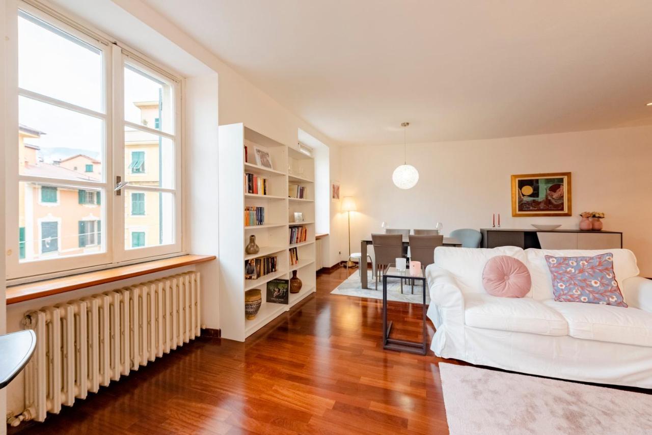 Cavour 9 Apartment 2B 2B 100Mq With Private Garage, In Center Of Rapallo, Wifi, Air Conditioned Exterior foto